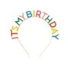 Talking Tables Multicolor It's My Birthday Headband