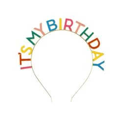 Talking Tables Multicolor It's My Birthday Headband