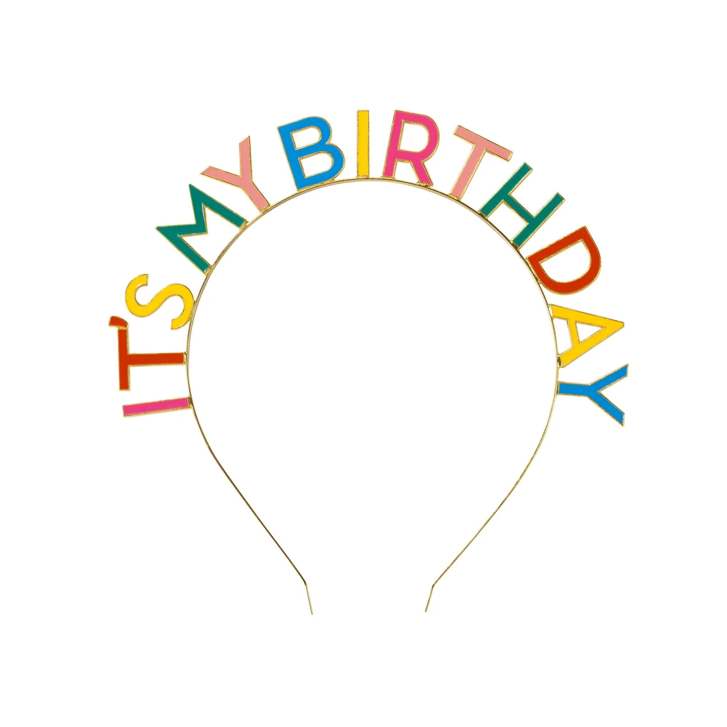 Talking Tables Multicolor It's My Birthday Headband