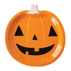 Jack O'Lantern Lunch Plates 8ct