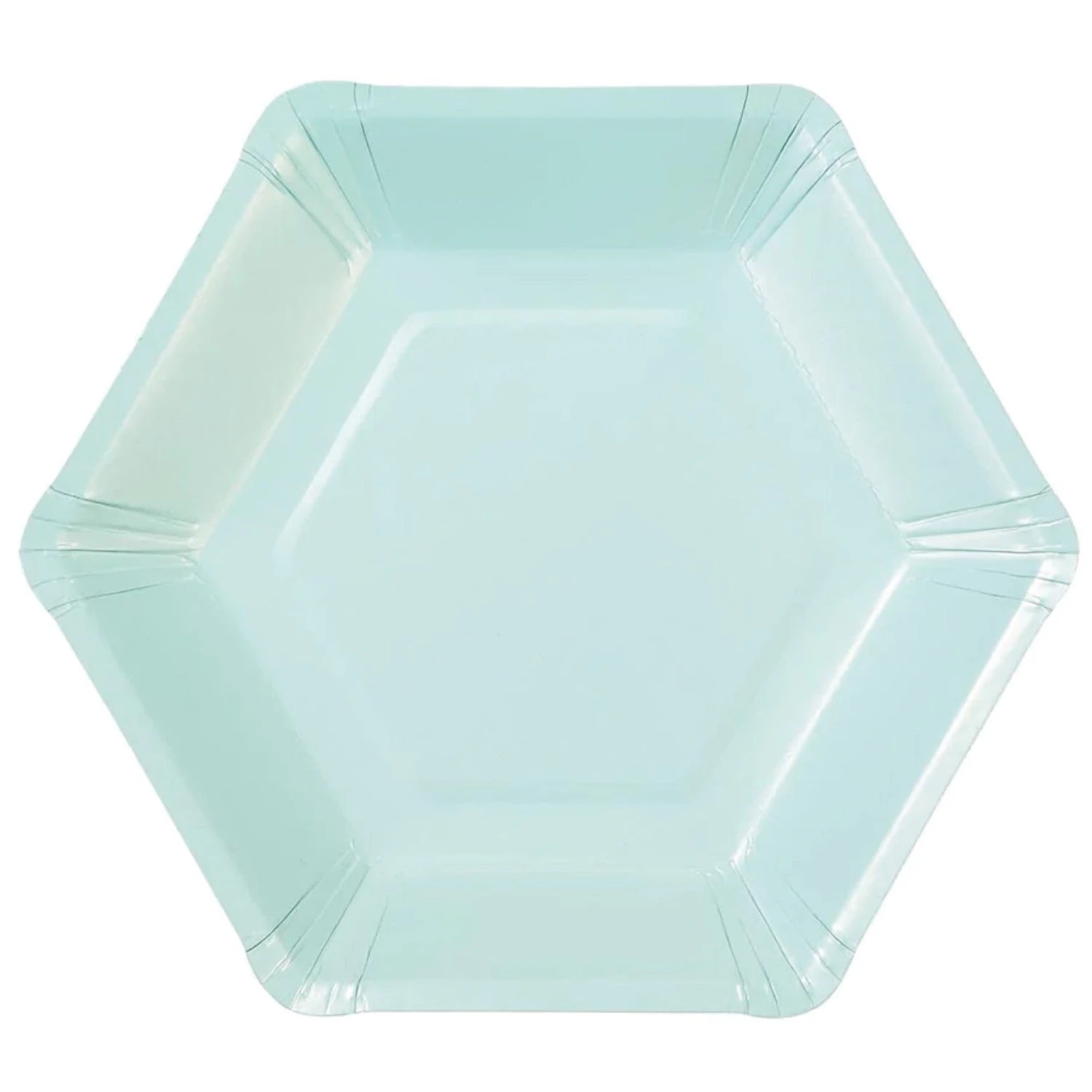 Talking Tables Pastel Hexagonal Dinner Plates 8ct - Image 3