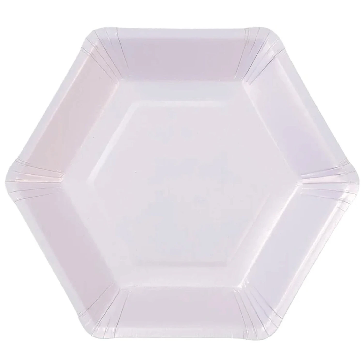 Talking Tables Pastel Hexagonal Dinner Plates 8ct - Image 5