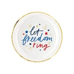 Let Freedom Ring Dessert Plates 8ct