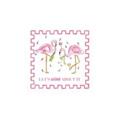 Let's Wine About It Dessert Napkins 20ct