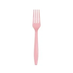Creative Converting Light Pink Plastic Forks 24ct