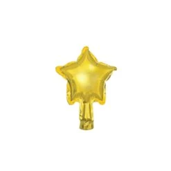 Metallic Gold Star 4in Balloons 25ct
