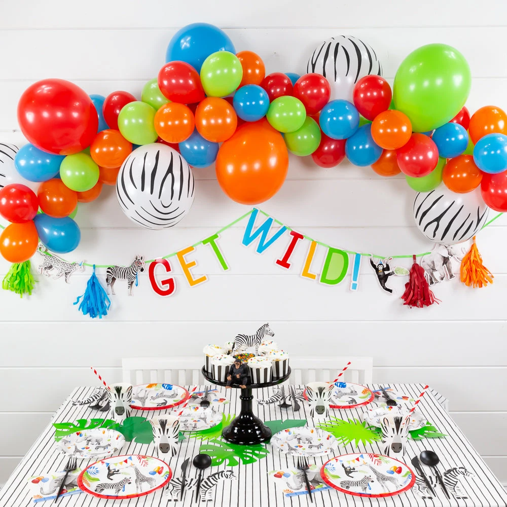 Get Wild Safari Balloon Garland Kit 6ft - Image 2