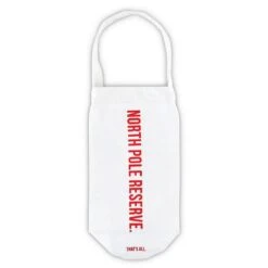 North Pole Reserve Canvas Wine Bottle Bag 1ct