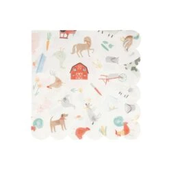 Meri-Meri On The Farm Lunch Napkins 20ct