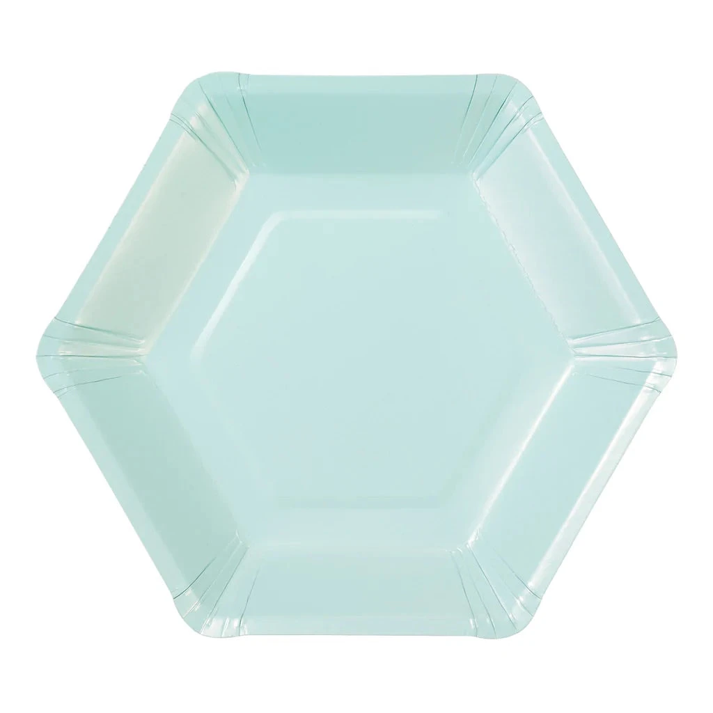 Talking Tables Pastel Hexagonal Dessert Plates 12ct - Image 6