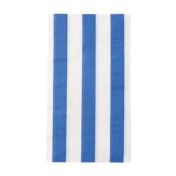 Palisades Blue Cabana Striped Paper Guest Towels 20ct