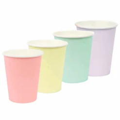 Talking Tables Pastel Multicolored Paper Cups 8ct