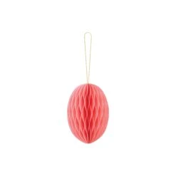 Pink Egg Honeycomb Decoration 4.75in