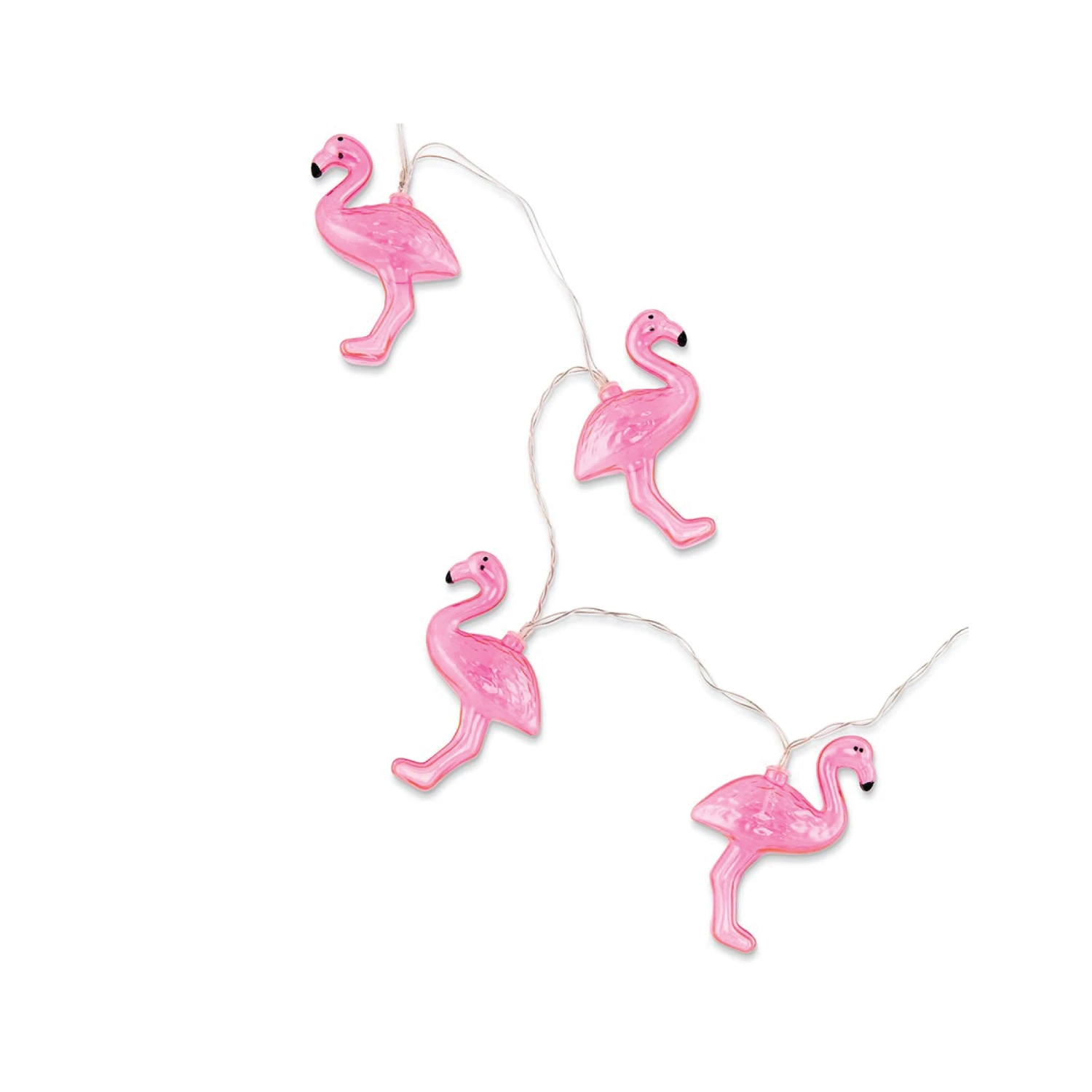 Pink Flamingo LED String Lights 6ft - Image 2
