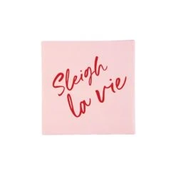 Pink Sleigh La Vie Dessert Napkins 20ct