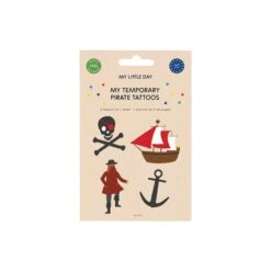 Pirate Party Temporary Tattoos 8ct