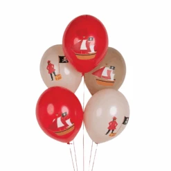 Pirate Party Latex Balloons 5ct