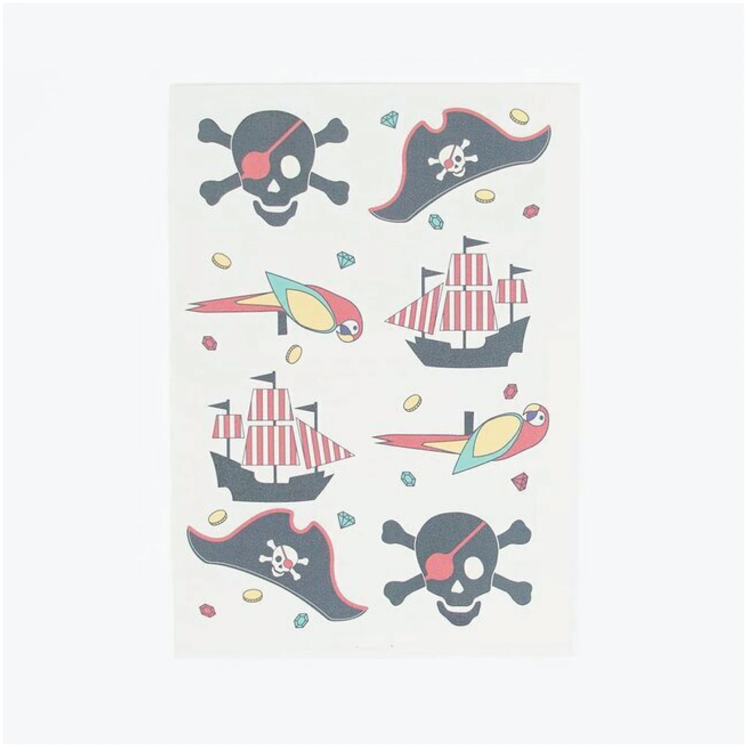 Pirate Temporary Tattoos 8ct - Image 3