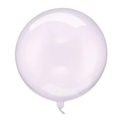 Clear Purple Sphere Balloon 15.7in