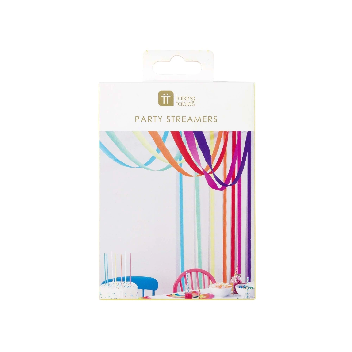 Talking Tables Bright Rainbow Party Streamers 7ct - Image 4
