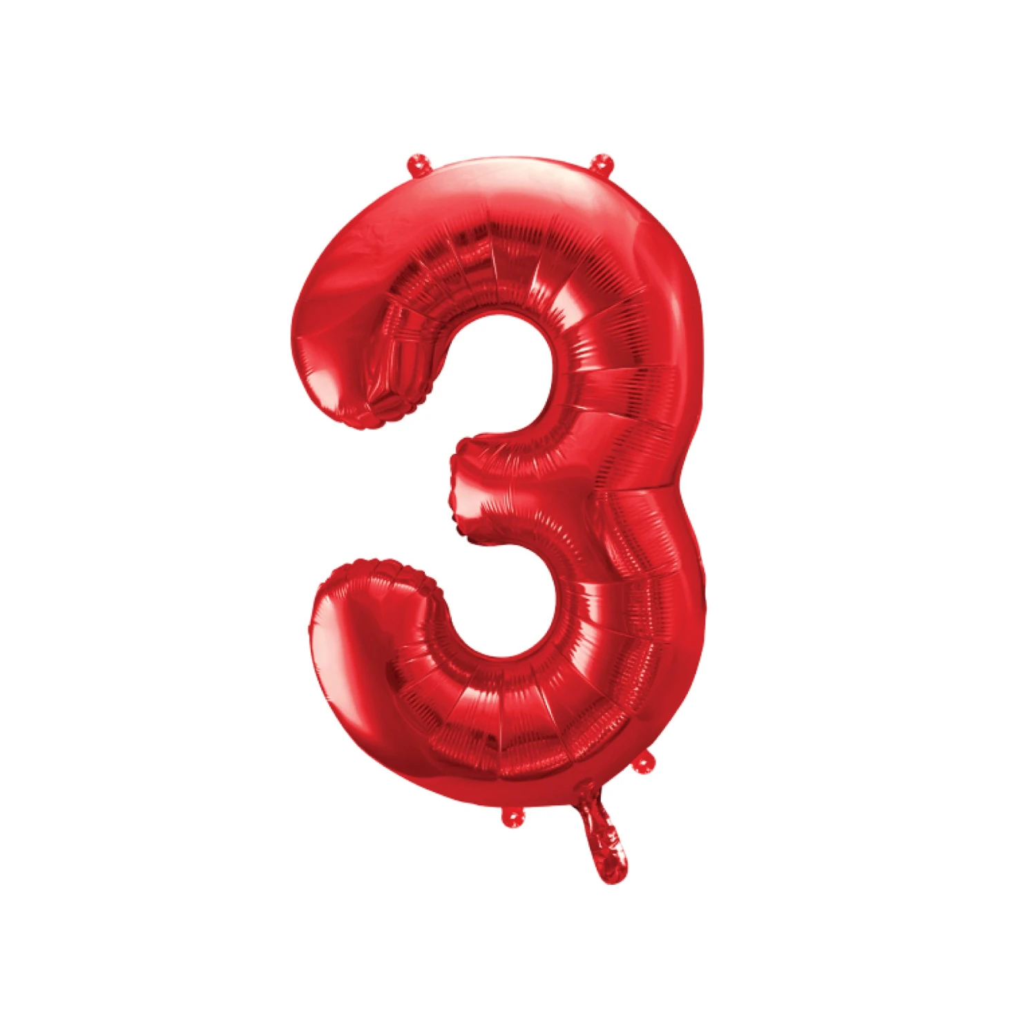 34" Red Number Balloon 0-9 - Image 5