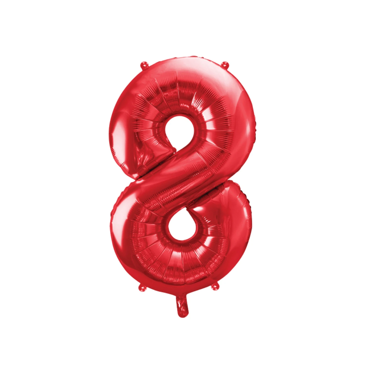 34" Red Number Balloon 0-9 - Image 10