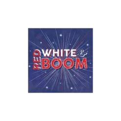 Red, White, & Boom Dessert Napkins 20ct