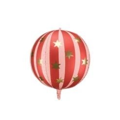 Red Foil Starry Balloon 20in