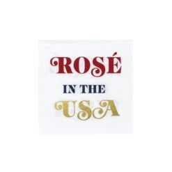 Rosé In The USA Dessert Napkins 20ct