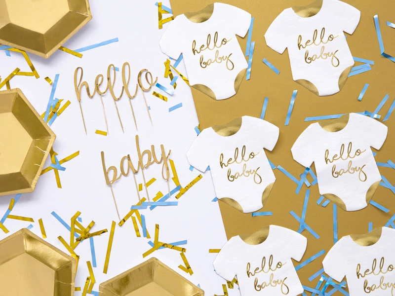Hello Baby Romper Napkins 20ct - Image 2