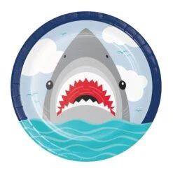 Creative Converting Shark Attack Lunch Plates 8ct