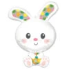 Spotted Easter Bunny Foil Balloon 29in