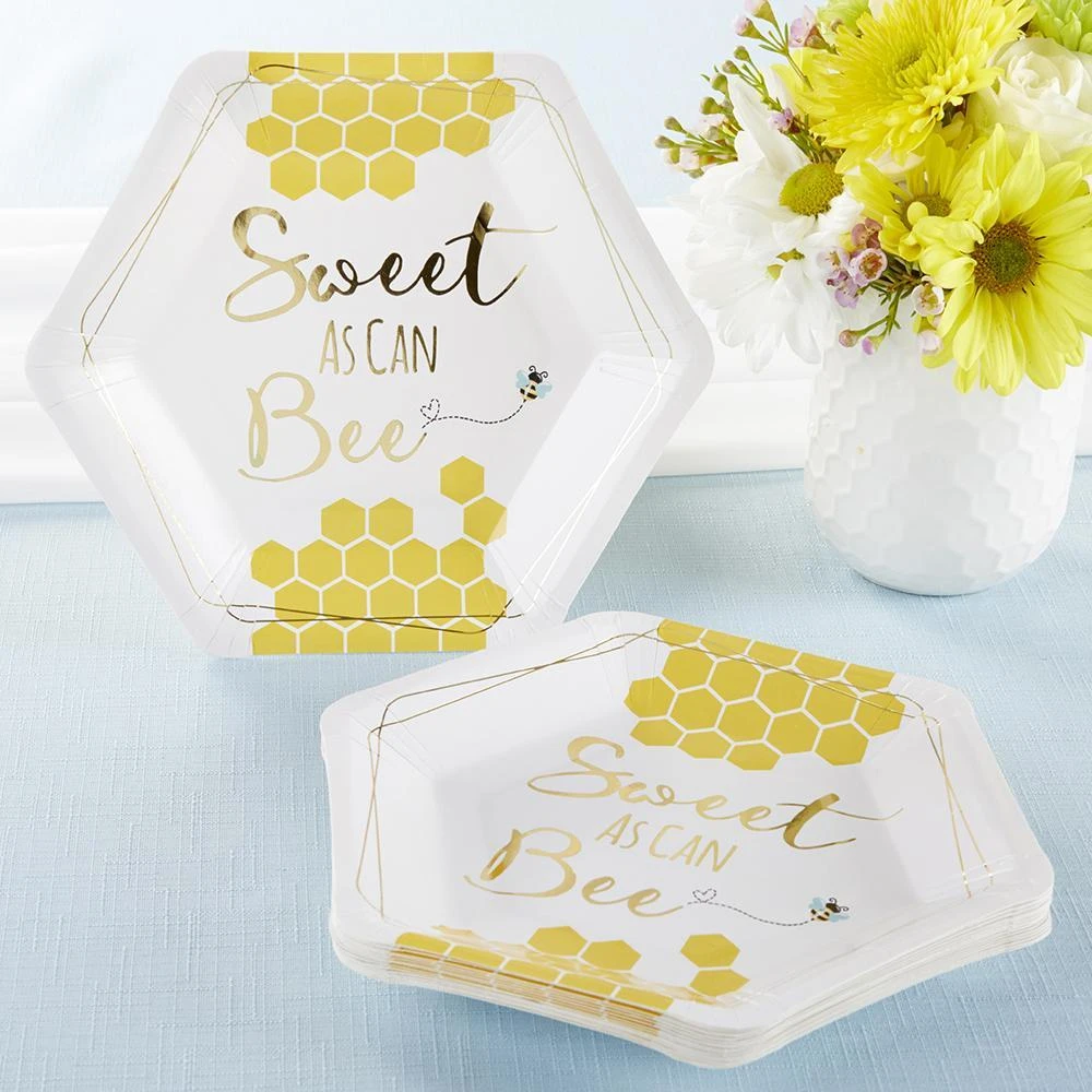 Sweet As Can Bee Dessert Plates 16ct - Image 3