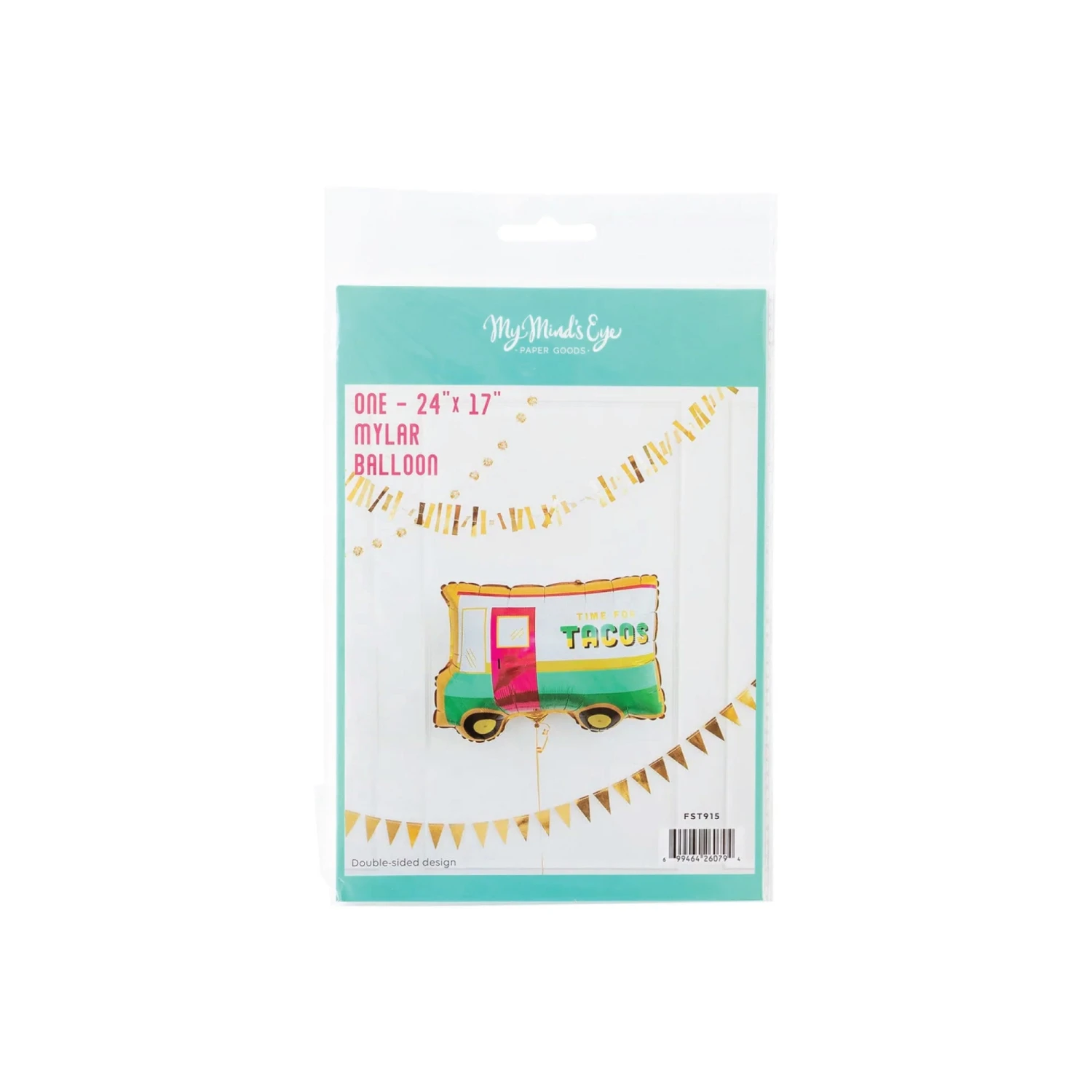 Taco Truck Foil Balloon 24in - Image 2