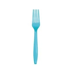 Creative Converting Bermuda Blue Plastic Forks 24ct