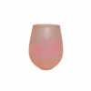 Pink The Bride Acrylic Stemless Wine Glass 12oz