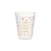This Calls For Confetti Frosted Plastic Cups 8ct