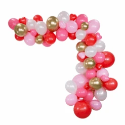 Pink, Red, & White Valentine's Day Balloon Garland Kit 9ft