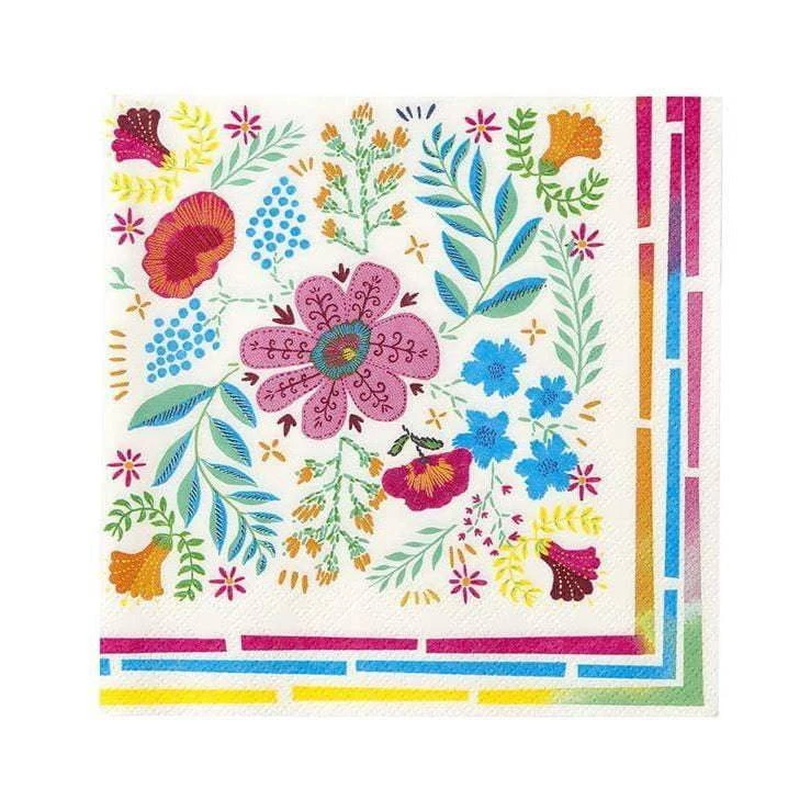 Talking Tables Boho Floral Lunch Napkins 20ct