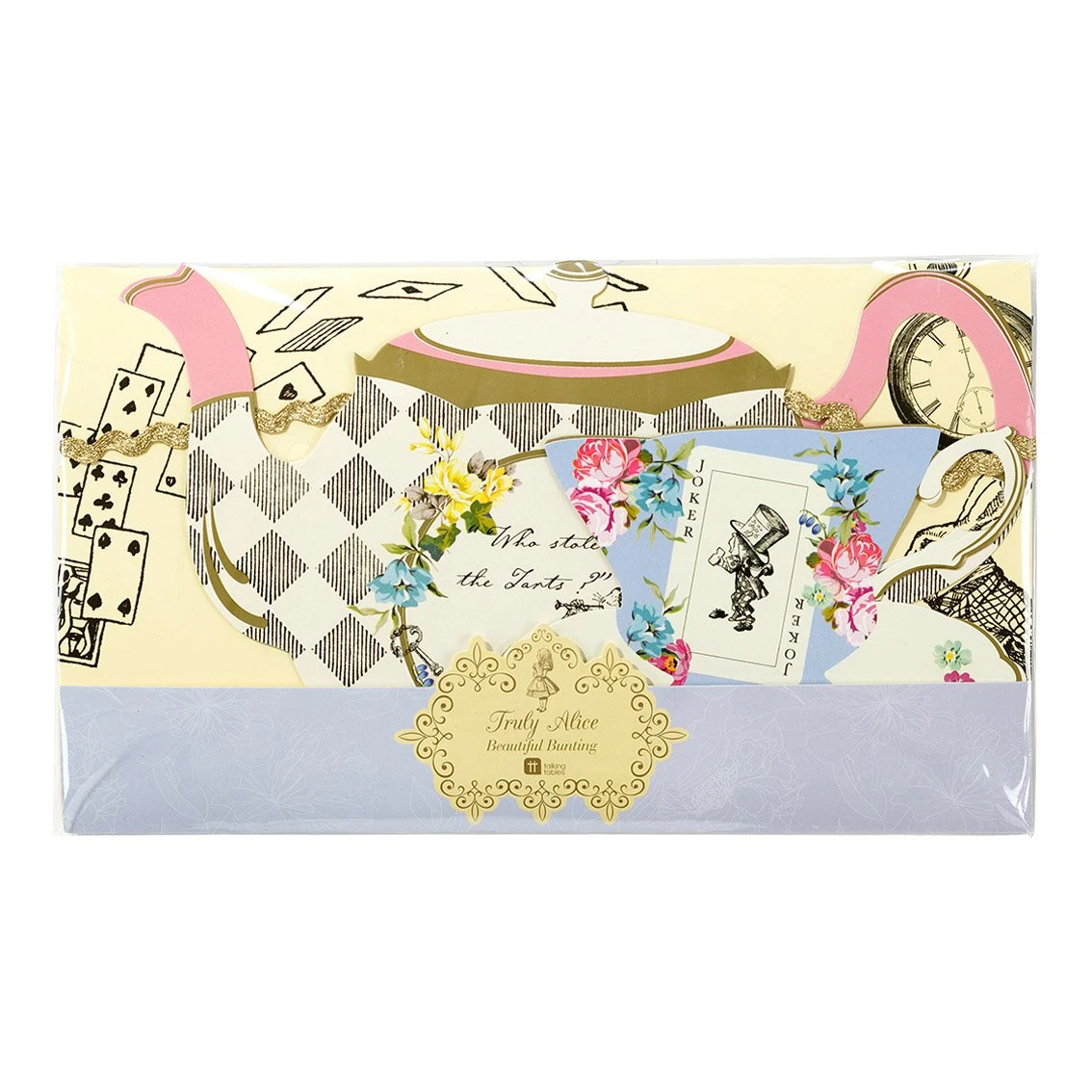 Talking Tables Alice In Wonderland Teapot Garland 13ft - Image 2