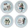 Talking Tables Alice In Wonderland Lunch Plates 24ct