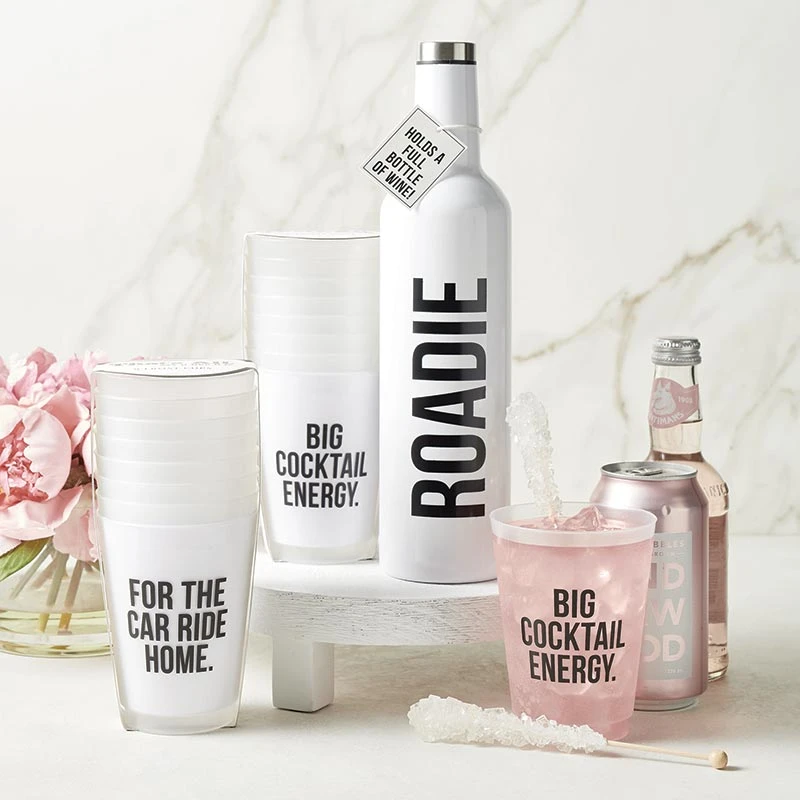 For The Car Ride Home Frosted Plastic Cups 8ct - Image 3