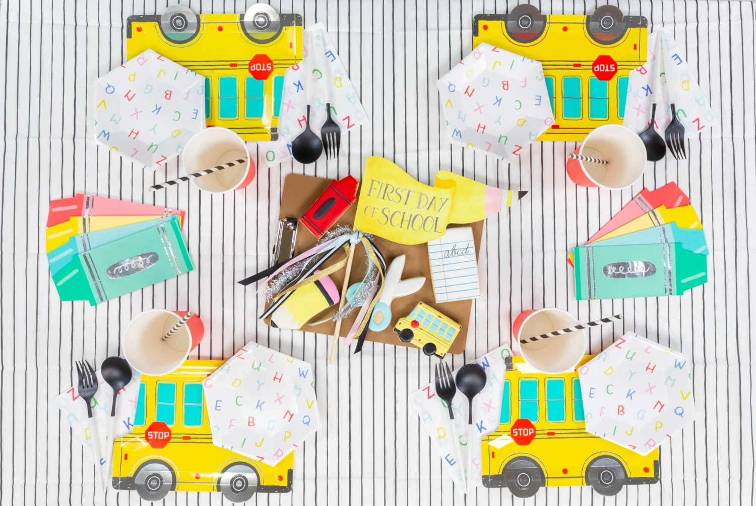 Back To School ABCs Dessert Plates 12ct - Image 6