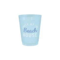 Party At The Beach House Frosted Plastic Cups 8ct