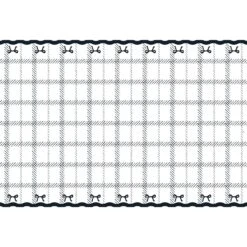 Black Bow Paper Table Cover