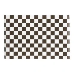 Checkered Race Flag Paper Table Runner