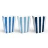 Blue Striped Popcorn Boxes 6ct