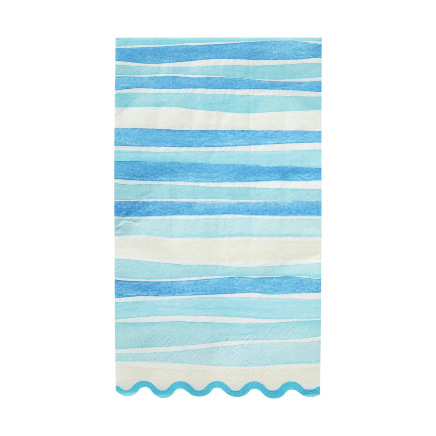 Watercolor Coastal Paper Guest Towels 16ct