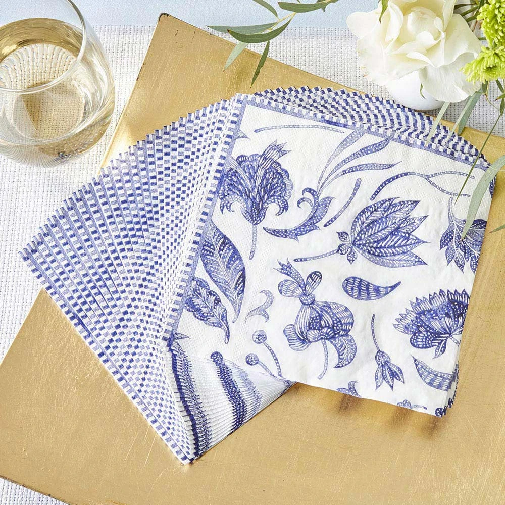 Blue Willow Lunch Napkins 30ct - Image 4