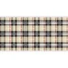 Brown Plaid Paper Table Runner 25ft